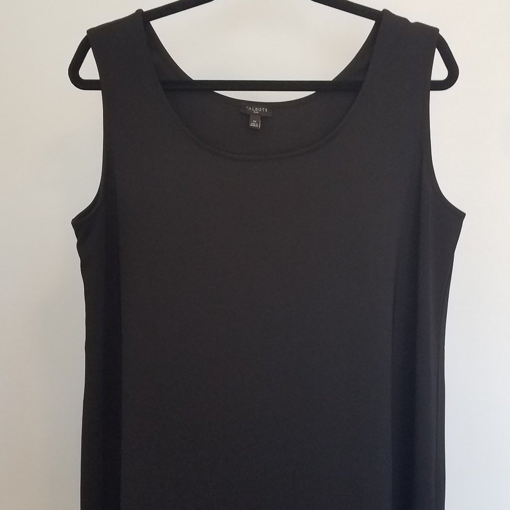 Talbots Black Tank Top Size 1X